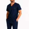 Pyjama Médical Homme Col V Stretch