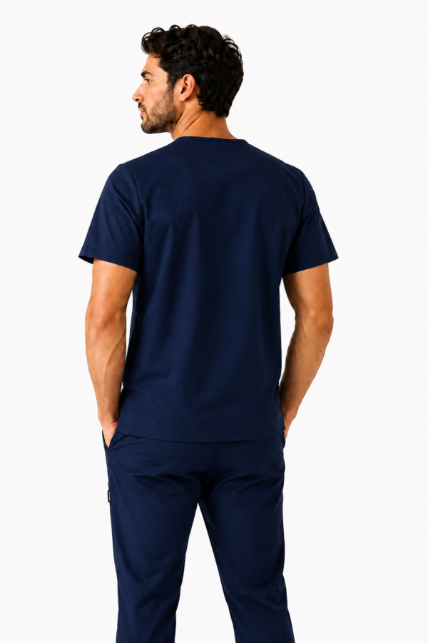 Pyjama Médical Homme Col V Stretch