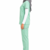 Pyjama Médical Col V Stretch Pour Femme