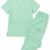 Pyjama Médical Col V Stretch Pour Femme