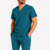 Pyjama Médical Homme Col V Stretch