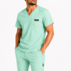 Pyjama Médical Homme Col V Stretch
